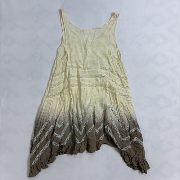 Free People Intimately Tunic Top Women's Small Lace Trim Ombré Sleeveless Tank - Picture 4 of 7